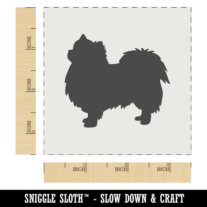 Long Coat Chihuahua Dog Solid Wall Cookie DIY Craft Reusable Stencil