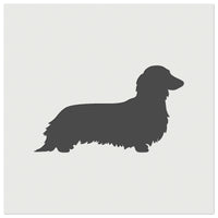 Long Haired Dachshund Dog Solid Wall Cookie DIY Craft Reusable Stencil