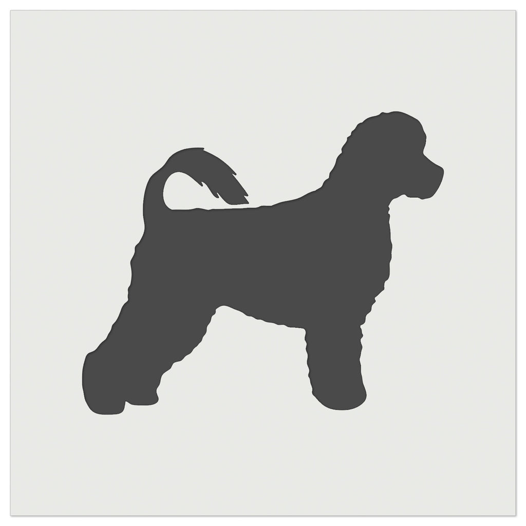 Portuguese Water Dog Solid Wall Cookie DIY Craft Reusable Stencil