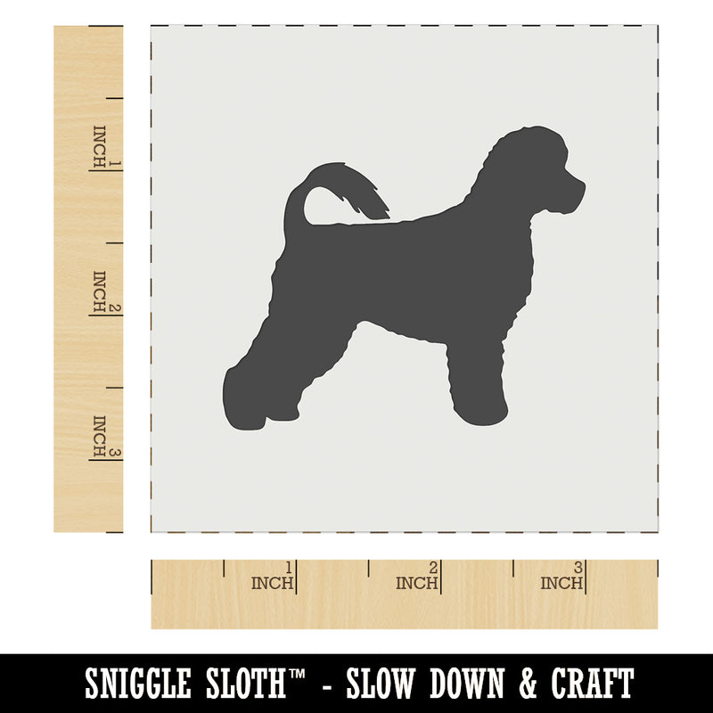 Portuguese Water Dog Solid Wall Cookie DIY Craft Reusable Stencil