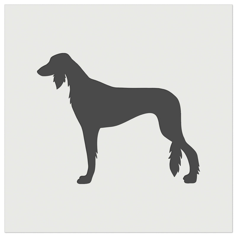 Saluki Dog Solid Wall Cookie DIY Craft Reusable Stencil