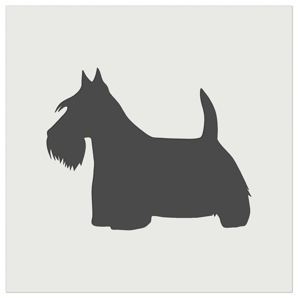 Scottish Terrier Scottie Dog Solid Wall Cookie DIY Craft Reusable Stencil