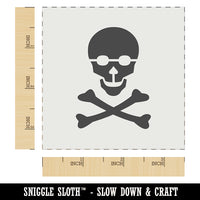 Skull and Crossbones Solid Wall Cookie DIY Craft Reusable Stencil