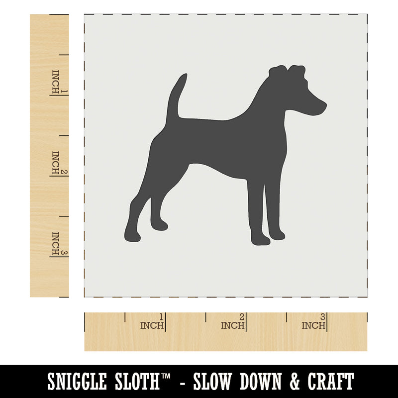 Smooth Fox Terrier Dog Solid Wall Cookie DIY Craft Reusable Stencil