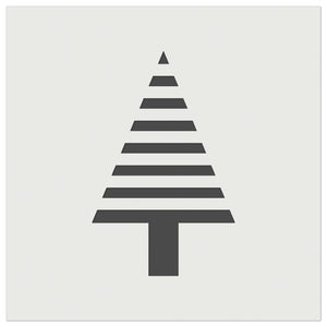 Striped Pine Woodland Tree Wall Cookie DIY Craft Reusable Stencil