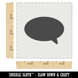 Talk Speech Bubble Solid Wall Cookie DIY Craft Reusable Stencil