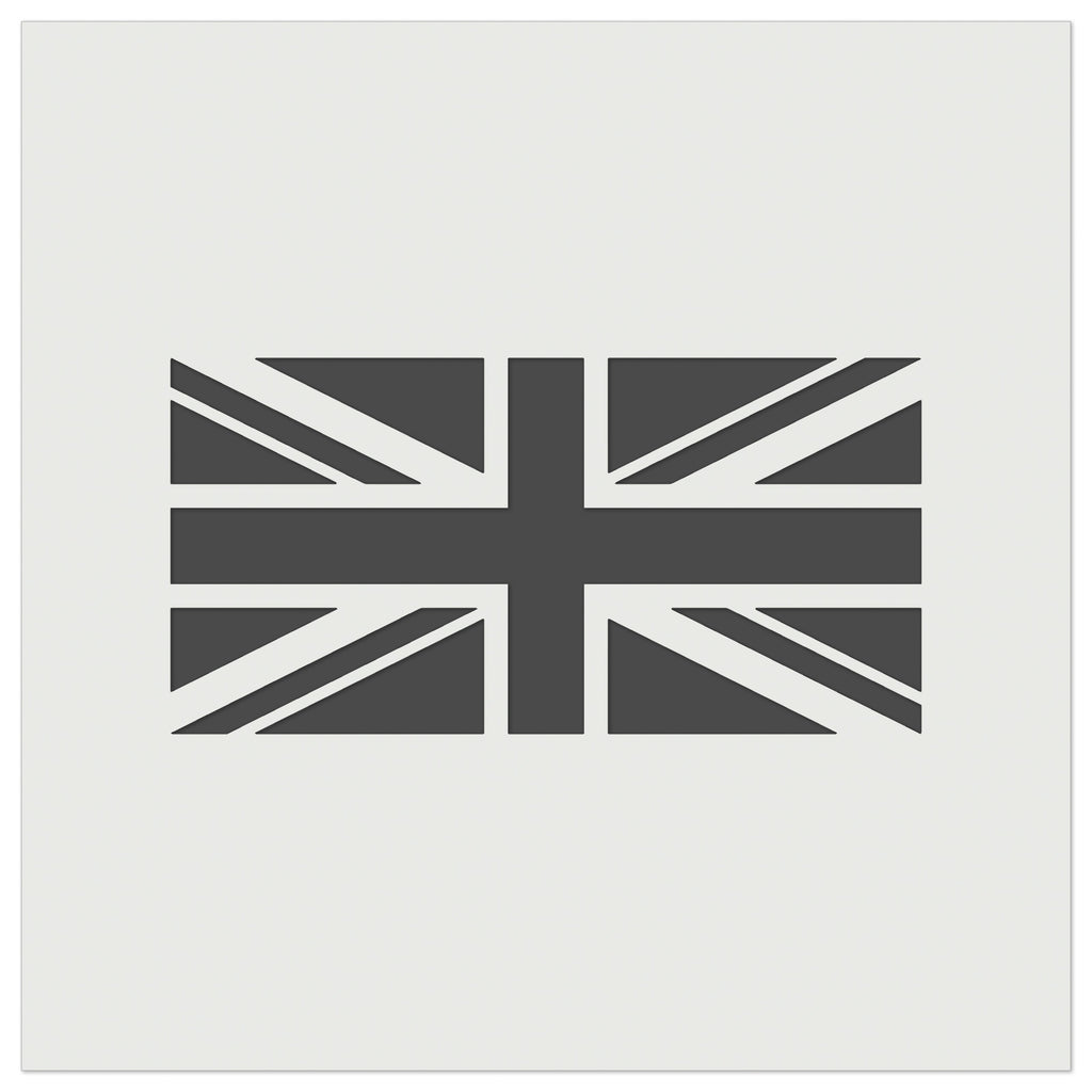 United Kingdom Flag Union Jack Wall Cookie DIY Craft Reusable Stencil