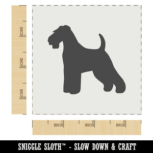 Welsh Terrier Dog Solid Wall Cookie DIY Craft Reusable Stencil