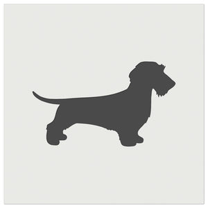 Wirehaired Dachshund Dog Solid Wall Cookie DIY Craft Reusable Stencil