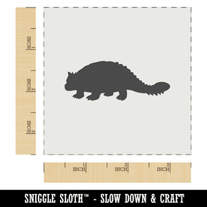 Ankylosaurus Dinosaur Solid Wall Cookie DIY Craft Reusable Stencil