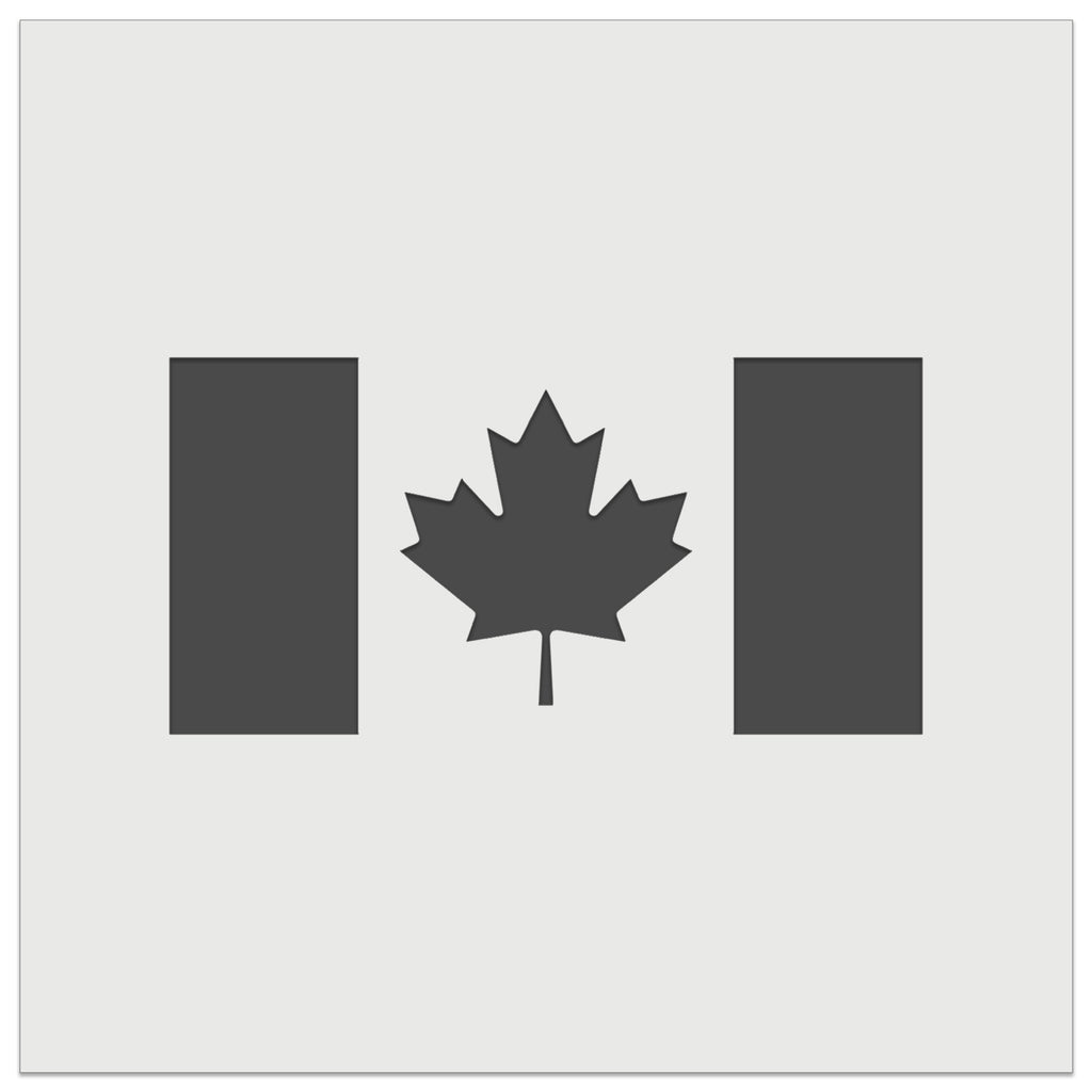 Canada Flag Wall Cookie DIY Craft Reusable Stencil