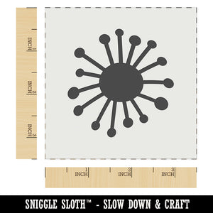 Dandelion Doodle Wall Cookie DIY Craft Reusable Stencil