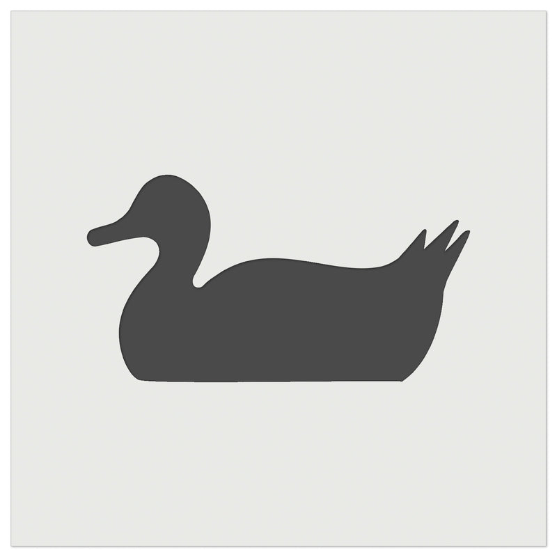 Duck Swimming Solid Wall Cookie DIY Craft Reusable Stencil