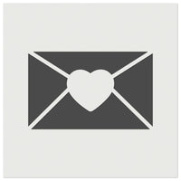 Envelope with Heart Wall Cookie DIY Craft Reusable Stencil