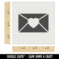 Envelope with Heart Wall Cookie DIY Craft Reusable Stencil