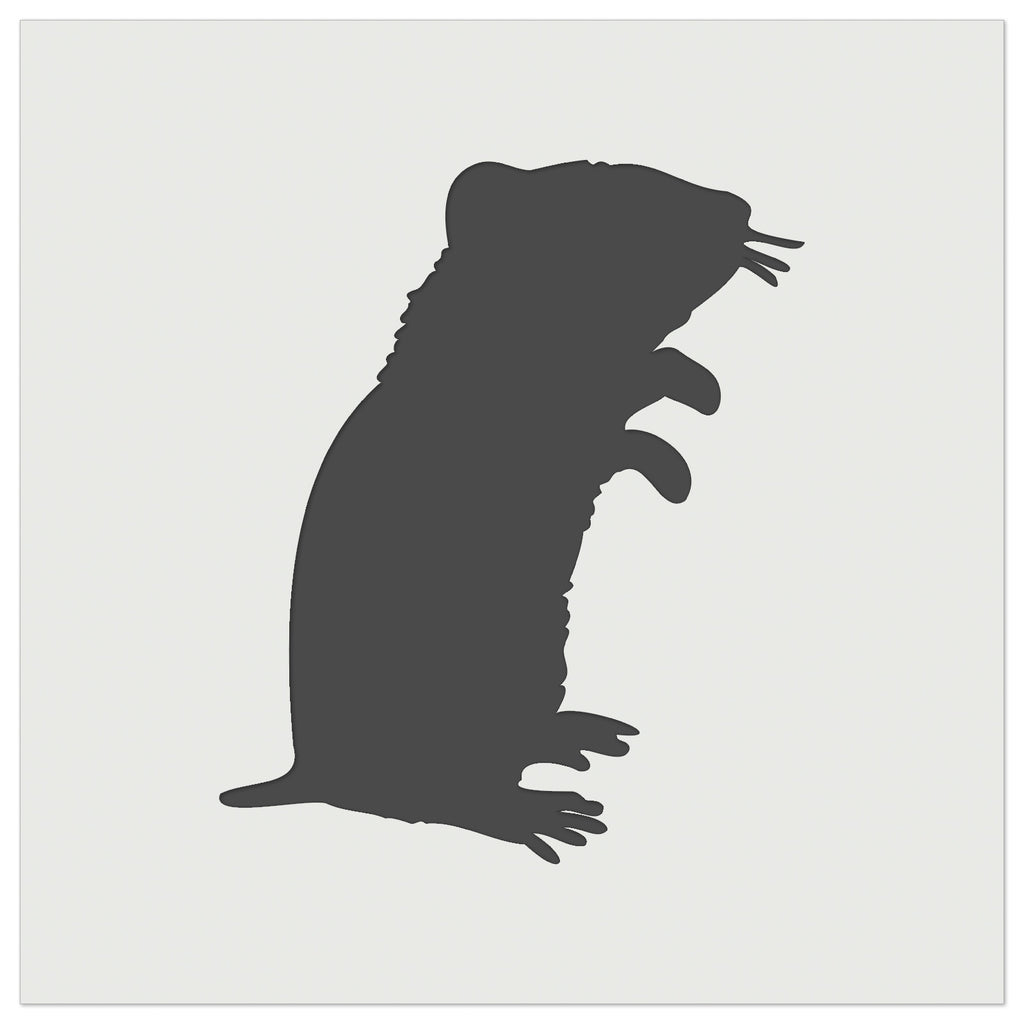 Gerbil Standing Profile Wall Cookie DIY Craft Reusable Stencil