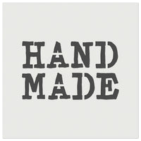 Hand Made Stacked Text Wall Cookie DIY Craft Reusable Stencil