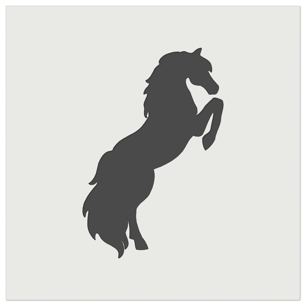 Horse Rearing on Hind Legs Solid Wall Cookie DIY Craft Reusable Stencil