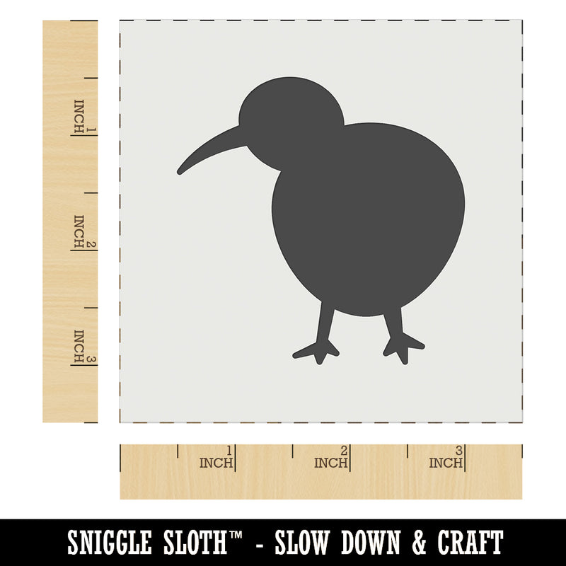 Kiwi Bird Solid Wall Cookie DIY Craft Reusable Stencil