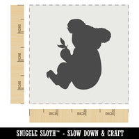 Koala with Leaves Solid Wall Cookie DIY Craft Reusable Stencil