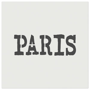 Paris Fun Text Wall Cookie DIY Craft Reusable Stencil