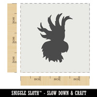 Parrot Head Bird Solid Wall Cookie DIY Craft Reusable Stencil