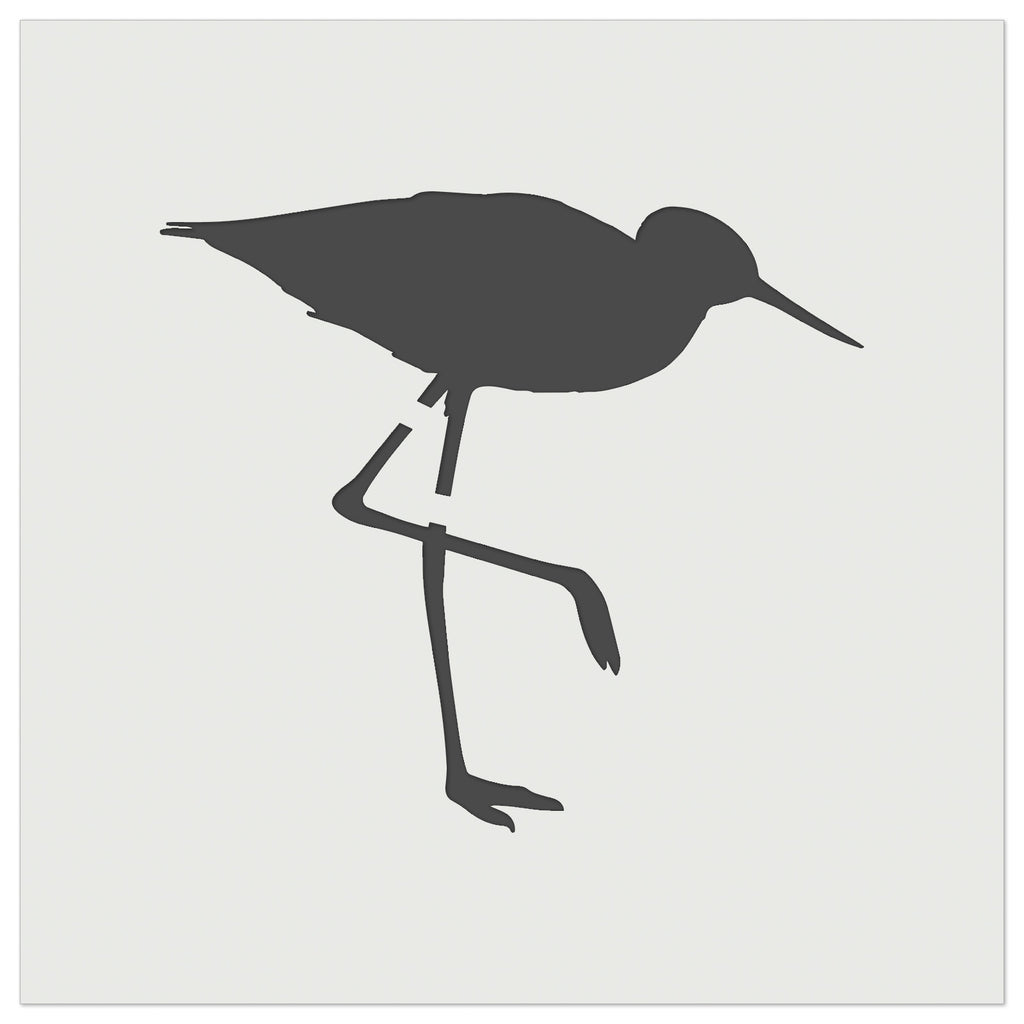 Sandpiper Bird Solid Wall Cookie DIY Craft Reusable Stencil