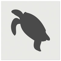 Turtle Swimming Solid Wall Cookie DIY Craft Reusable Stencil