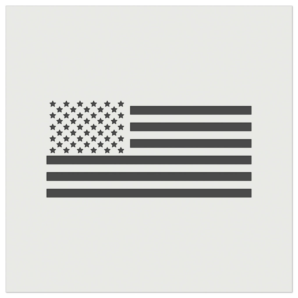 USA United States of America Flag Wall Cookie DIY Craft Reusable Stencil