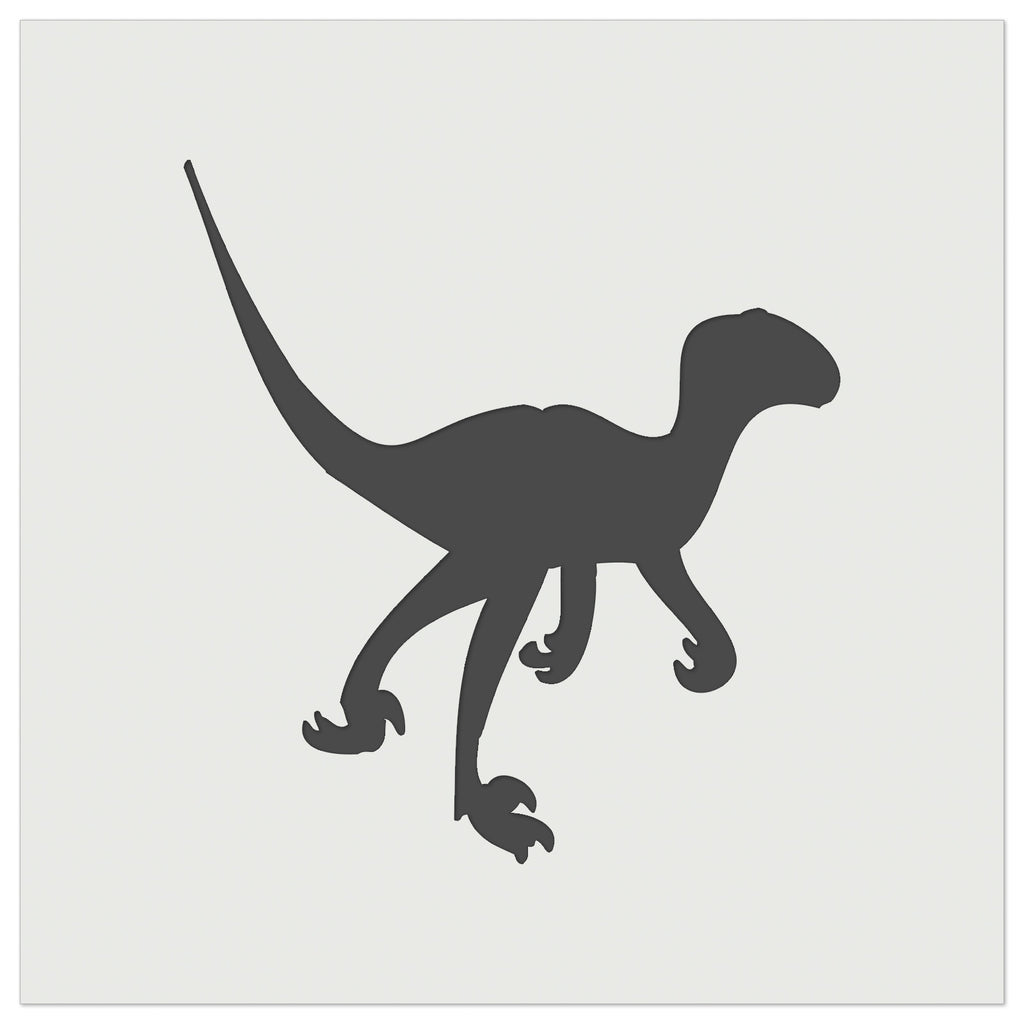 Velociraptor Dinosaur Solid Wall Cookie DIY Craft Reusable Stencil