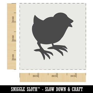 Baby Chick Chicken Standing Solid Wall Cookie DIY Craft Reusable Stencil