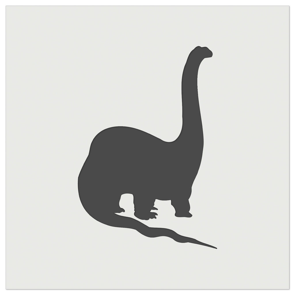 Brachiosaurus Dinosaur Solid Wall Cookie DIY Craft Reusable Stencil