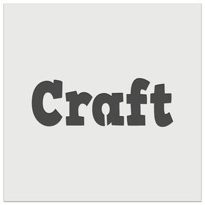 Craft Fun Text Wall Cookie DIY Craft Reusable Stencil