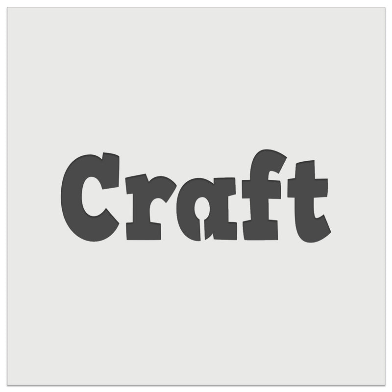 Craft Fun Text Wall Cookie DIY Craft Reusable Stencil