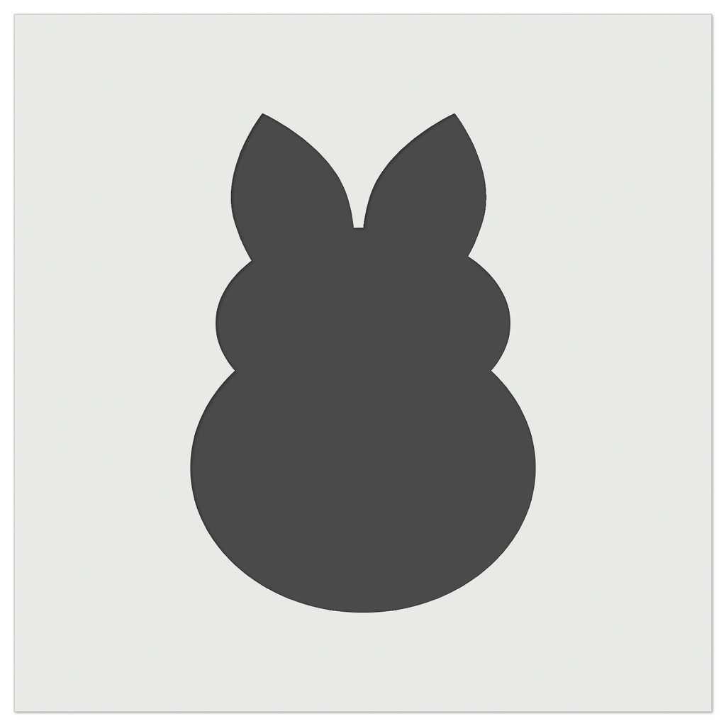 Cute Bunny Rabbit Solid Wall Cookie DIY Craft Reusable Stencil