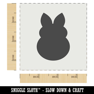 Cute Bunny Rabbit Solid Wall Cookie DIY Craft Reusable Stencil