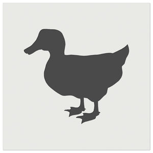 Duck Standing Mallard Solid Wall Cookie DIY Craft Reusable Stencil