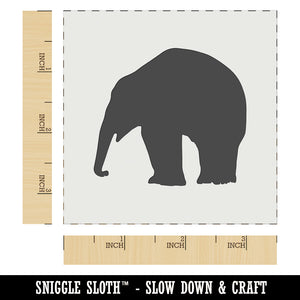 Elephant Side View Solid Wall Cookie DIY Craft Reusable Stencil