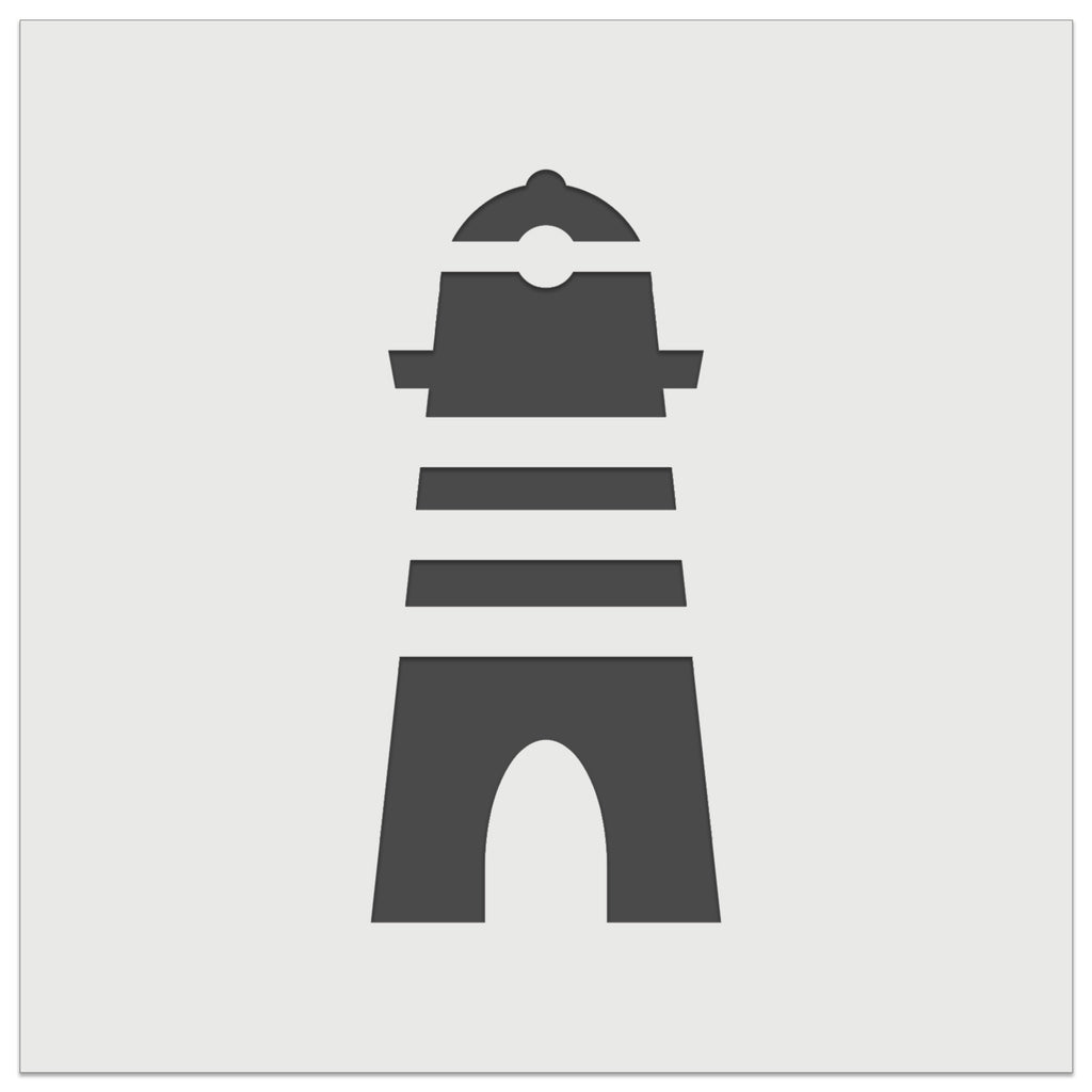 Lighthouse Striped Wall Cookie DIY Craft Reusable Stencil