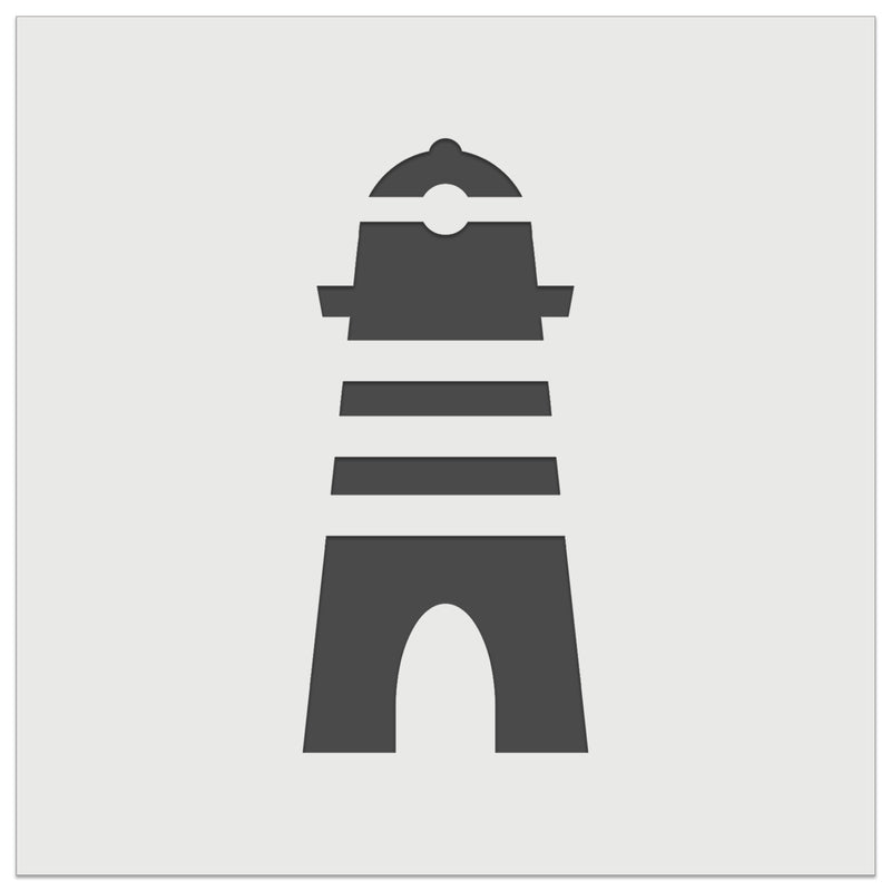 Lighthouse Striped Wall Cookie DIY Craft Reusable Stencil