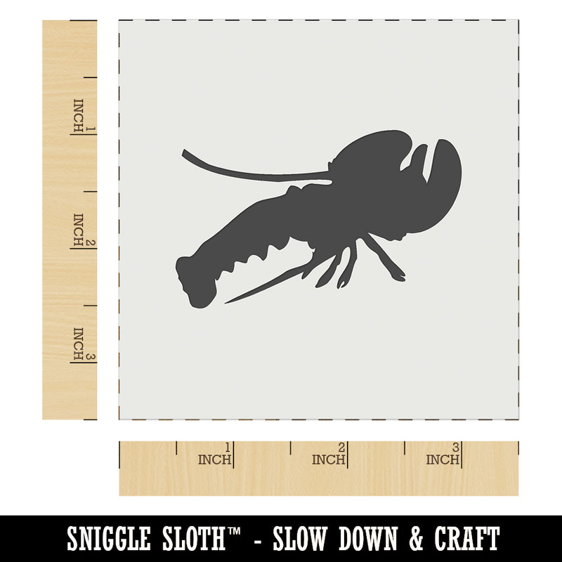 Lobster Solid Wall Cookie DIY Craft Reusable Stencil