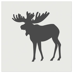 Moose Solid Wall Cookie DIY Craft Reusable Stencil