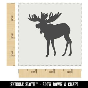 Moose Solid Wall Cookie DIY Craft Reusable Stencil