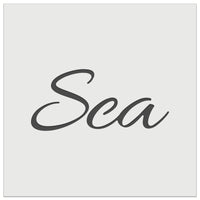 Sea Fun Text Wall Cookie DIY Craft Reusable Stencil