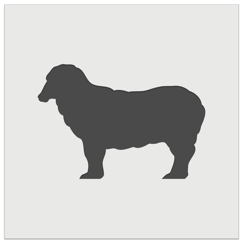 Sheep Standing Solid Wall Cookie DIY Craft Reusable Stencil