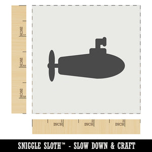 Submarine Doodle Wall Cookie DIY Craft Reusable Stencil