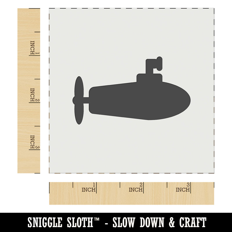 Submarine Doodle Wall Cookie DIY Craft Reusable Stencil