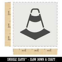 Traffic Cone Wall Cookie DIY Craft Reusable Stencil