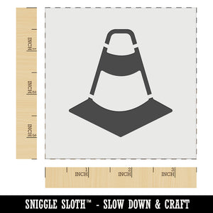 Traffic Cone Wall Cookie DIY Craft Reusable Stencil