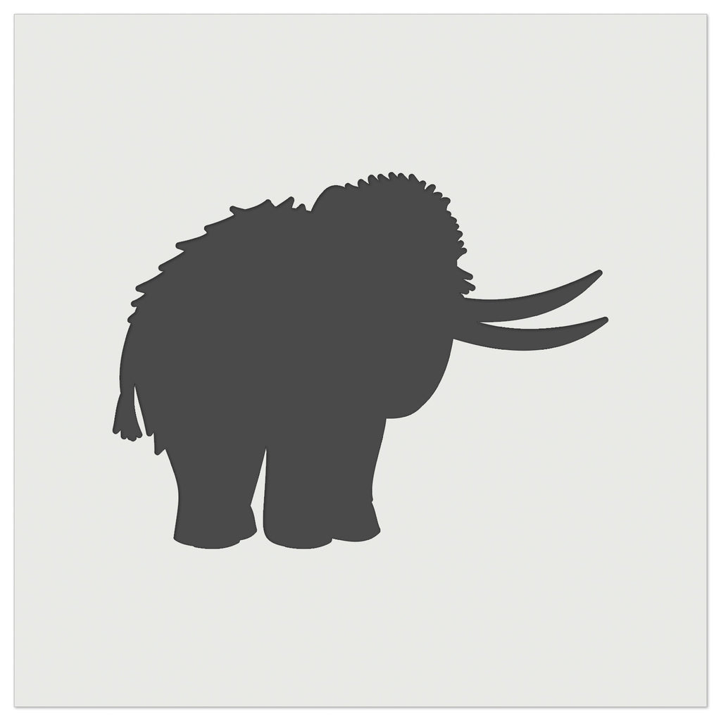 Woolly Mammoth Solid Wall Cookie DIY Craft Reusable Stencil